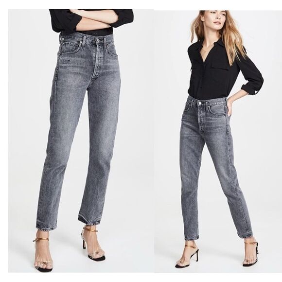 Citizens Of Humanity Denim - Citizens of Humanity Charlotte High Rise Straight - cropped - size 28